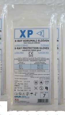 Level 60 kv 80 kv 100 kv Işından Koruma Protection from Beam 68% ( +- 5) 61% ( +- 5) 54% ( +- 5) BOY SIZE 7 7,5