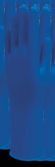 MUAYENE ELDİVENİ YÜKSEK KORUMA PUDRASIZ Non steril Doğal lateks Tek kullanımlık Ekstra konç uzunluğu ( ~ 300 mm) Pütürlü yüzey Koyu mavi renkli 50'lik kutular Pudrasız MUAYENE ELDİVENİ YÜKSEK KORUMA