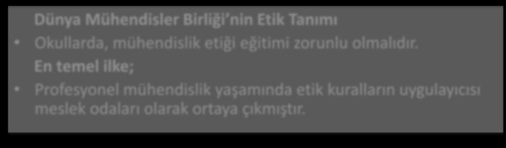 Günümüzde mühendislerin tasarım evresindeki kararı, yüzlerce yaşamı etkileyecek sonuçlar doğurur, doğurmaktadır.