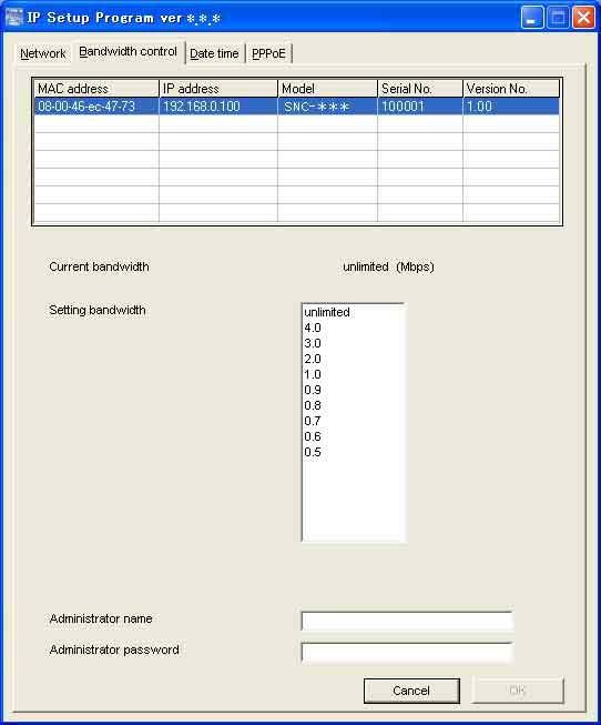 Diğerleri Bandwidth control Sekmesi Bu bölüm, CD-ROM ile gelen uygulama yazılımının ve komutlarının nasıl kullanılacağını anlatmaktadır.