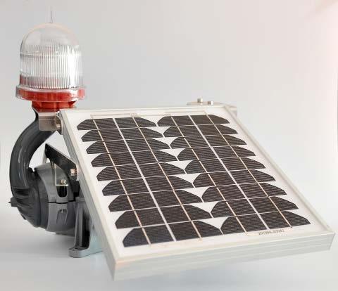 DELTA BOX UÇAK İKAZ LAMBALARI Solar Panelli Yedekli Düşük Yoğunluklu Uçak İkaz Lambası Solar Panelli Tekli Düşük Yoğunluklu Uçak İkaz Lambası Işık yoğunluğu 10 veya 32 Cd Kırmızı ve beyaz ışık
