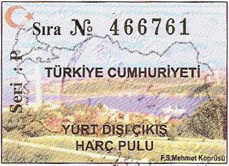 YURT DIŞI ÇIKIŞ HARCI Yurt dışı