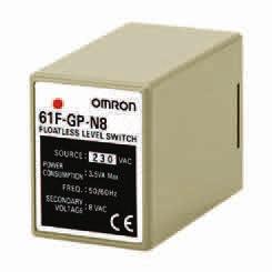 61F-GP-N8 Seviye Kontrol 8 pin soket montajlı kontrolör 61F-GP-N8, iletken sıvı ve katı maddelerin tek ya da iki seviye kontrolünde kullanılabilir.