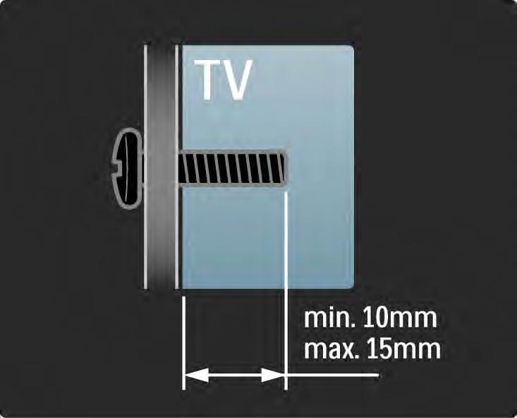 1.3.1 VESA bilgisi TV'niz, VESA uyumlu duvara montaj için hazırlanmıştır. VESA duvara montaj braketi birlikte verilmez. Braketi satın almak için aşağıdaki VESA kodunu kullanın.