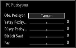 Görüntü modu aaıdaki seçeneklerden herhangi birisine ayarlanabilir: Sinema,Oyun,Dinamik ve Doal. Kontrast: Ekranın aydınlık ve karanlık deerlerini ayarlar.