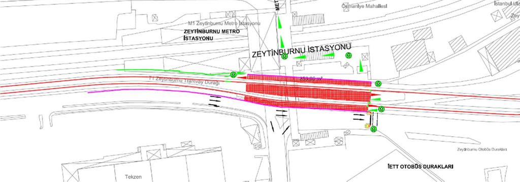 Kaza nedeniyle tramvay seferleri aksamıştır. Kaza tramvay hattını kullanan araçlar tarafından meydana gelmektedir. Kaza: Merter yönünde, 3 öğrenci tramvayı farketmemesi sonucu öldü. Şekil 4.