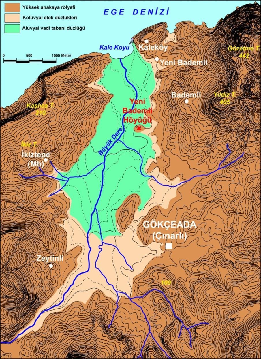 Höyüğü çevresinde yapılan delgi