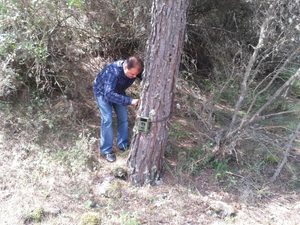 sahasına kurulan fotokapan. Şekil 4.