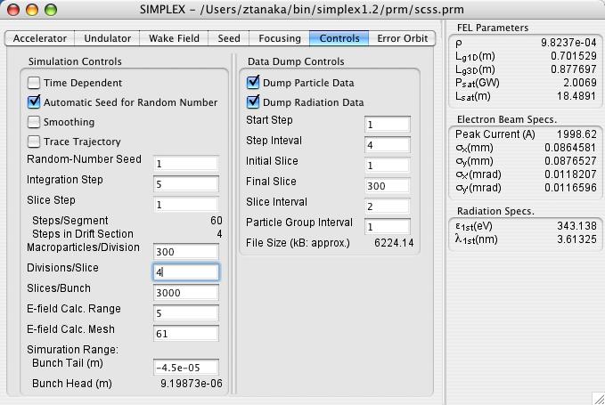 EK 6 SIMPLEX Simülasyon Programınında Kullanılan Fonksiyonlar ve Giriş Parametreleri SIMPLEX programındaki fonksiyonlar: Time-indpenedent simulation with seeding Time-dependent simulation with shot