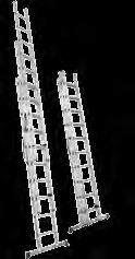 Ptt Merdiven 3 Parça Triple Part Ladders Üzeri kaymaz desenli kare basamak profili Özel geçme-sıkıştırma yöntemi