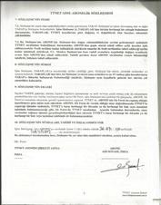 2010 tarihinde bir telefon ve internet hizmeti veren kuruluş tarafından belli bir telefon ve hizmet numarası ile hizmet aldığı ve hizmetin bedelini ödemediği için şirket tarafından icra yoluyla