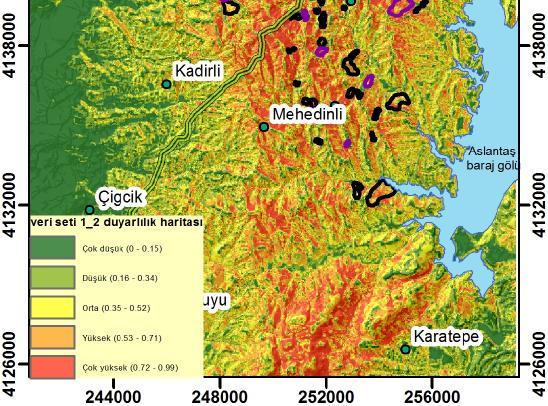 Çalışma alanına ait sonuç