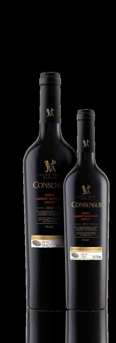 2012 CONSENSUS SHIRAZ CABERNET SAUVIGNON MERLOT 75 CL - 150 CL 16-18 C CONSENSUS SANGIOVESE 75 CL 16-18 C Shiraz, Cabernet Sauvignon, Merlot Sangiovese Vanilya, olgun vişne nüanslarına sahip, damakta