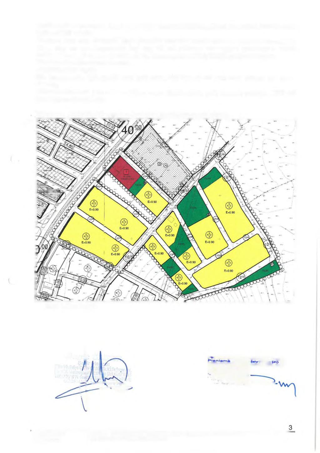 Planlama alanı için toplam inşaat alanı; TİA= Tabloda belirtilen gelişme konut alanı 52444 x emsal 0,90 = 47199 m2 dir.