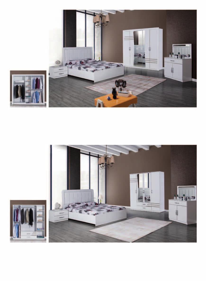 Rio / 5 Kapılı غرفة النوم ريو Bedroom خزانه/ Wardrobe Dolap / 217 cm 204 cm 57 cm 56 cm 43 cm 85 cm 127 cm 160 cm 120 cm 206 cm