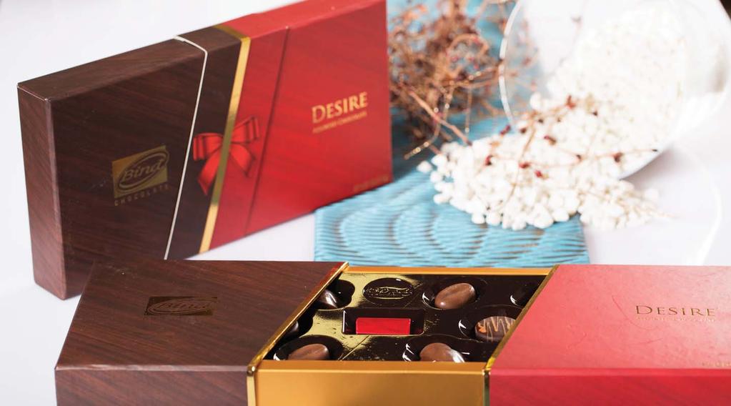 Desire Bind chocolate ın özel anlarınız için tasarlanmış Desire kutusu farklı spesiyal ürün çeşitleri ile sevdiklerinize Bind Chocolate dan çok