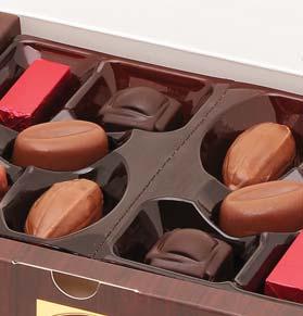 selection of pralines