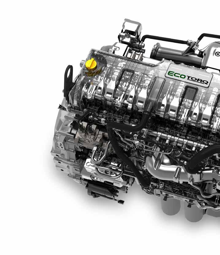 Gücün kaynağını baştan açıklıyoruz! Yeni Ecotorq Motor Ford Trucks Çekici Serisi nin kalbinde güçlü Ecotorq teknolojisi var.