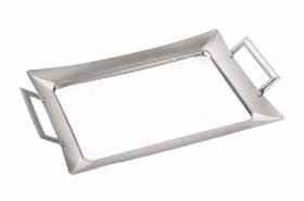 Ev Serisi / Houseware ÇAY TEPSİSİ / TEA TRAY Gümüº - Düz Kulp / Flat Handle A75020 (Sade / Plain), A75420 (Mat / Satin) Dalmaçya A75017 (Sade /