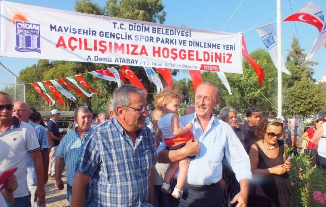 Mavişehir halkına gösterdikleri sevgi ve ilgiden dolayı teşekkür ederek açılış konuşmasına başlayan Didim Belediye Başkanı A.