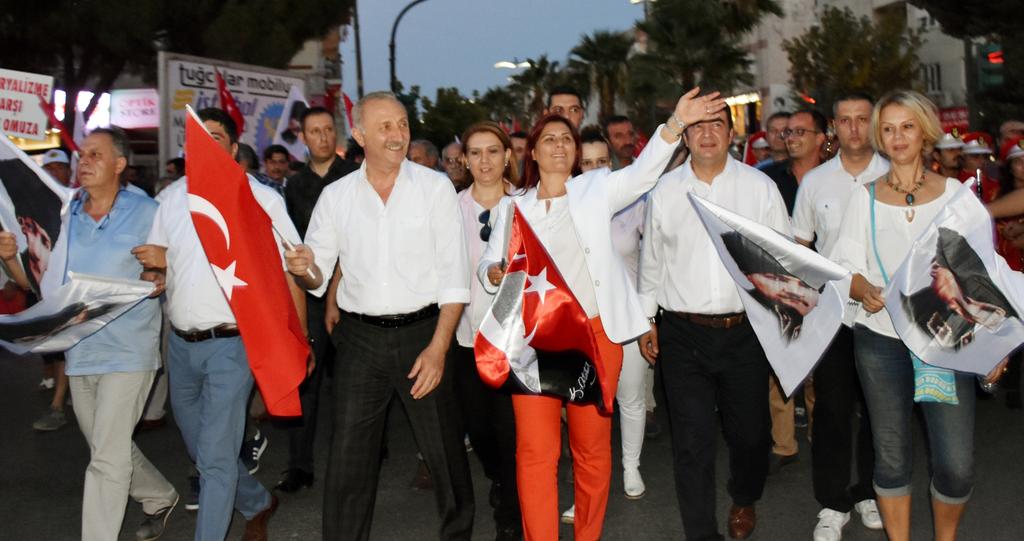 Aydın Büyükşehir Belediye Başkanı Özlem Çerçioğlu, Didim Belediye Başkanı A.