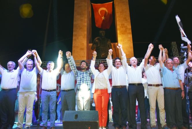 Salih Dinçer, Koçarlı Belediye Başkanı Mutlu Öztürk, Sultanhisar Belediye Başkanı Osman