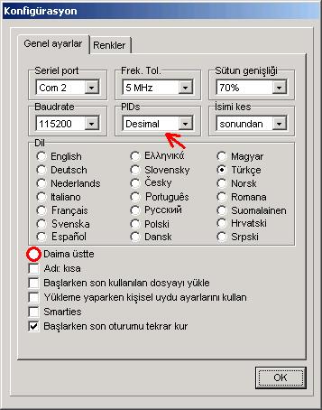 Aynı şekilde transponder listesinde farenin sağ tuşunua basabilirsiniz (kanal eklemek istediğiniz transponder burada da işaretlenmiş olması gerekiyor) ve "Yeni" altında "Bu transponderde TV kanalı"