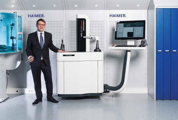 ENDÜSTRİ OTOMASYON ÜRÜN VE UYGULAMALAR HAIMER GmbH Grup Yöneticisi ve Başkanı Andreas Haimer: Microset takım ölçme ve ayarlama teknolojisi, mevcut olan yüksek hassasiyetli shrinkleme ve balanslama
