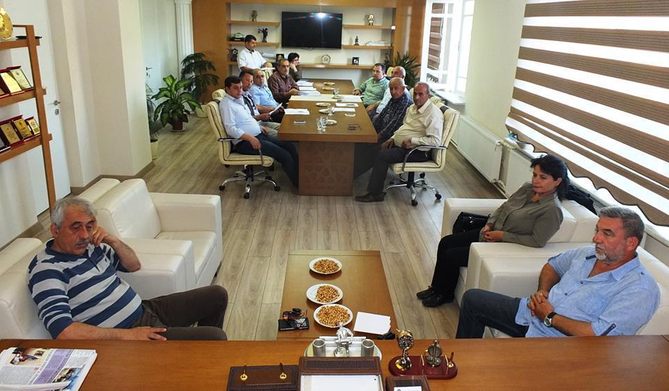 belediye Başkanımız Sayın Emin Ersoy'un Başkanlığında yapılan toplantıda gündem maddeleri görüşülerek karara