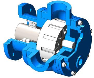 YMUB2½"-YMBUF2½"-YMBUYF2½" ÇALIŞMA PRENSİBİ : Yıldız Pompa' nın "dişli içinde dişli" prensibinde sadece iki tane hareketli parça vardır.