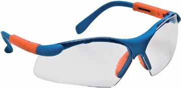 Gözlük Ad 12/300 2,95 Polikarbonat ön kısım ve naylon gözlük sapı: Dayanıklı ve hafif 8 farklı pozisyona ayarlanabilir açıya sahip gözlük sapları