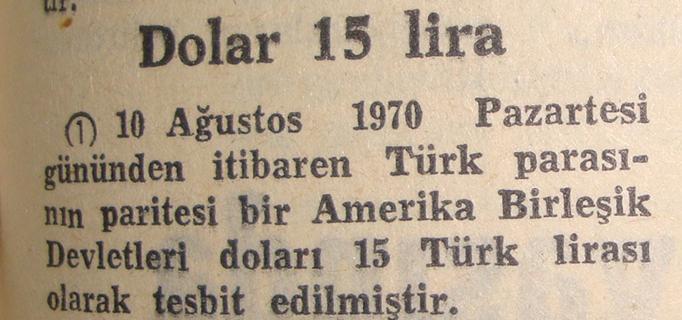 46 4 Ağustos 1958 tarihinde yapılan ayarlamadan bu yana geçen 12 sene zarfında Türkiye deki fiyatlarda yüzde 80 artıģ olmasına karģın ticaret yapılan ülkelerin fiyatlarında yüzde 20-25 gibi bir artma