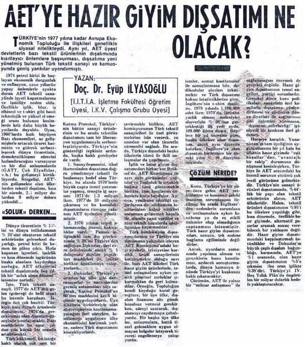 80 ġekil- 25: 22 ġubat 1980 tarihli Milliyet Gazetesi, sayfa 2 1974 petrol kriziyle baģlayan ekonomik durgunluk ve enflasyon, uzun yıllardır yapay önlemlerle ayakta duran Avrupa Birliği ülkelerindeki