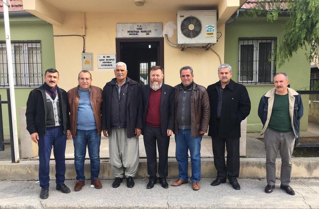 Mersin/Tarsus/Mithatpaşa Mahalle Muhtarını ziyaret ederek, Anayasa