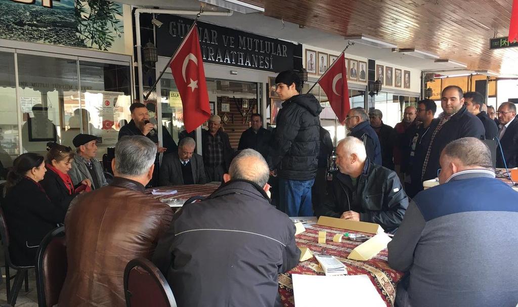 35. Mersin/Toroslar/Osmaniye Mahallesinde vatandaşlarla bir araya gelerek, 16 Nisan da parti seçimi