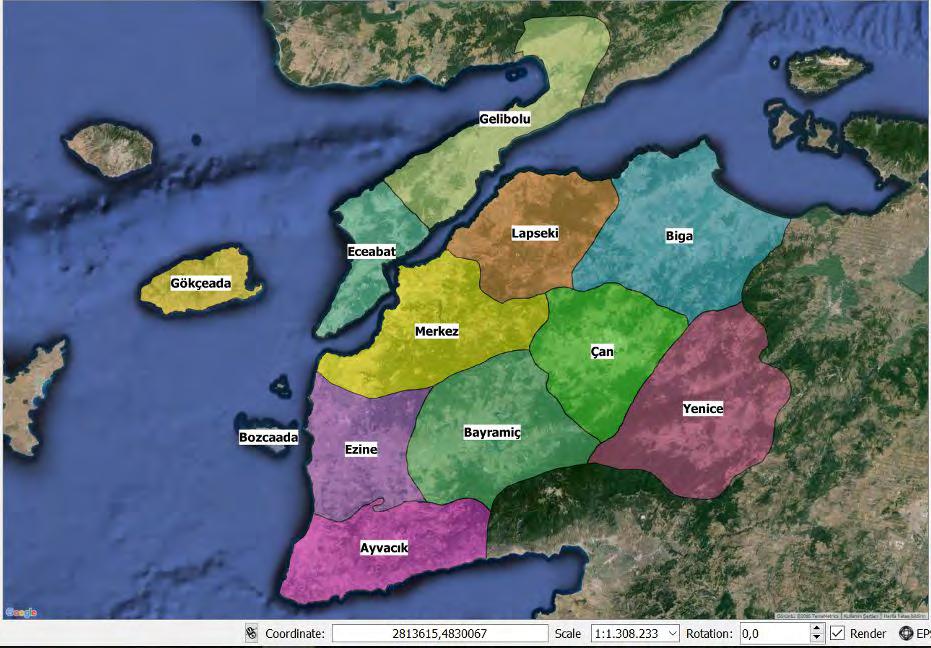 Depremselliği de yüksek olan Çanakkale ve yakın çevresi aletsel ve tarihsel dönemlerde orta ve büyük depremler üreten farklı karakterdeki tektonik unsurlarla çevrilmiştir (Bekler, 2015).