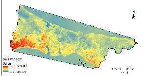 Tablo 3: Kullanılan uzaktan algılama indeksleri NIR (near infrared/ yakın kızılötesi), RE D, GREEN ve MIR (middle infrared/orta kızılötesi) Landsat 8 OLI uydu görüntüsünün B5, B4, B3 ve B6 yansıtım