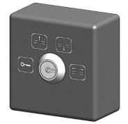 4.2.- Aksesuar bağlantıları + - 24 V 0 V Emniyet Sensörü Monitörü Pil Konnektörü Gece Butonu IN+ + IN- - IN+ IN- IN+ IN- Acil Stop Internal External Securty LOCK Sensor Sensor Sensor Sensor A Kilit