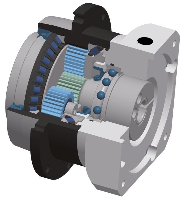 81 high output torques and for high radial loads Strong and compact: the PLFN gearboxes fulfill special demands.