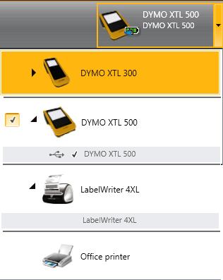 Etiket Yazıcısı Seçme Etiketlerin Yazdırılması Hakkında Bir XTL etiketleme makinesine yazdırma işleminden önce DYMO ID, en iyi baskı sonucunu alabilmeniz için, etiket türünün etiket için uygun