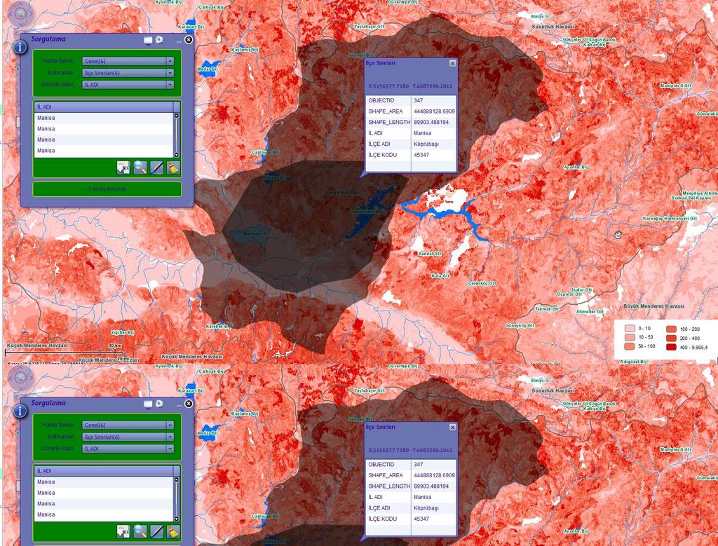 Web Uygulamasında Sorgu Uygulamadaki tüm