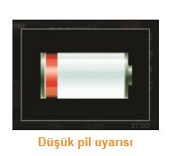 DiKKAT!!! Alıcının pili şarj edilebilir. Şarj ettikten sonra normal olarak 3 gün dayanır. Pil ömrü, alıcıyla ne sıklıkta etkileşim kurulduğuna bağlıdır.