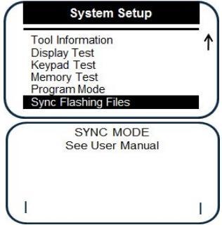 Usb ile aleti bilgisayara bağladıktan sonra Bosch(Bajaj) HexFileSync dosyasını çalıştırın,ardından sırasıyla Connect ve Sync tıkladıktan sonra