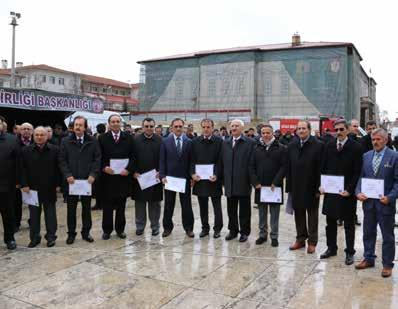 Kutlamalara Vali Alim Barut, 5 inci Piyade Er Eğitim Tugay Komutanı Fatih Celalettin Sağır, İl