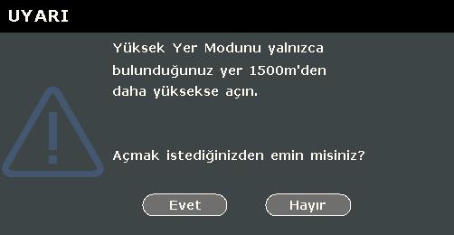 Görüntünün gizlenmesi Dinleyicinin tüm dikkatini sunucuya çekmek amacıyla ekrandaki resmi gizlemek için BLANK (BOŞ) düğmesine basabilirsiniz.