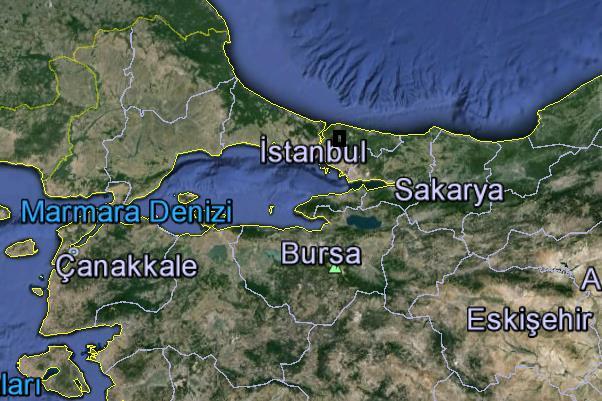1 1. GİRİŞ 1.1. Bölgenin Coğrafik Özellikleri Çalışma bölgesi; İstanbul Anadolu