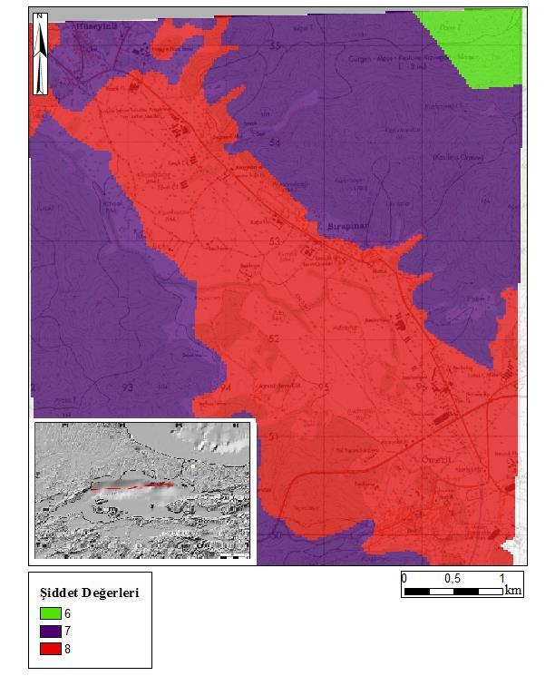 78 4.4.2. Senaryo 2 Senaryo 2 ile 121 km uzunluğundaki Batı Marmara fayının kırılması sonucu oluşacak deprem ele alınmıştır.