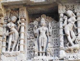 Şekil 8 Vişnu heykeli 11. Yy Queen Stepwell, Patan, Gujarat Khajuraho, Madya Paradesh bölgesinde bulunan önemli bir tapınak kompleksidir.