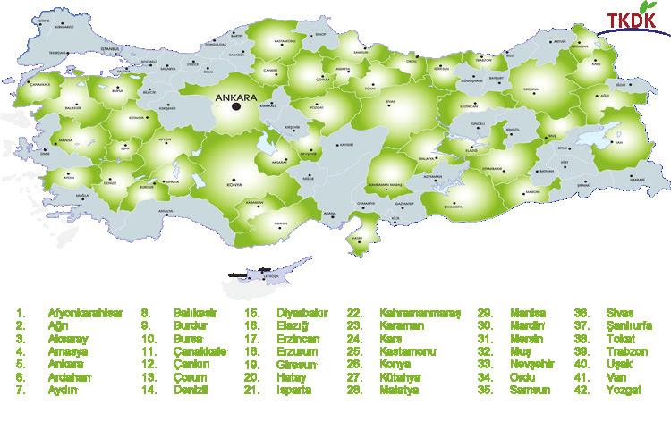 YOZGAT TKDK DESTEKLERİ Tarım ve Kırsal Kalkınmayı Destekleme Kurumu nun Avrupa Birliği ve Türkiye