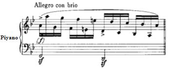 olacak şekilde düzenlendiğinde, orkestra için daha rahat bir icra sağlayacaktır. Şekil 24: Bela Bartok, Mikrokosmos, No.